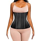 ECOWALSON Waist Trainer for Women - 9/25 Steel Bones & Additional Extender Cincher Corset for Hourglass body Shaper