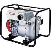Honda WT30 3-Inch Gas Powered Construction Trash Pump (WT30XK4A) | Water Pump, Solid Handling Up to 1 1/16 Inch, 317 Gallons per Minute Capacity, Commercial-Grade Engine, Heavy Duty Frame