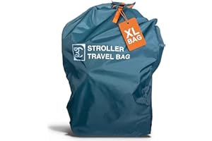BC Extra Large,Heavy Duty Stroller and Car Seat Gate Check Bag,Compatible with: WONDERFOLD, BOB, DOONA, RADIO FLYER, VEER, JEEP WAGON, ETC., double and Jogging Strollers,Stroller Bag for Airplane