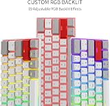 NEW MEN GM610 Wireless 60% Mechanical Keyboard Brown Switches USB-C Bluetooth view 3