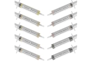 Angerstone Extra-Large 100g Diamond Polishing Compound Kit, 40% Concentration Lapping Compound 80,000 to 450 Grit, Diamond Stropping Compound for Metal, Glass Watch Jewelry Resin Marble Diamond Paste