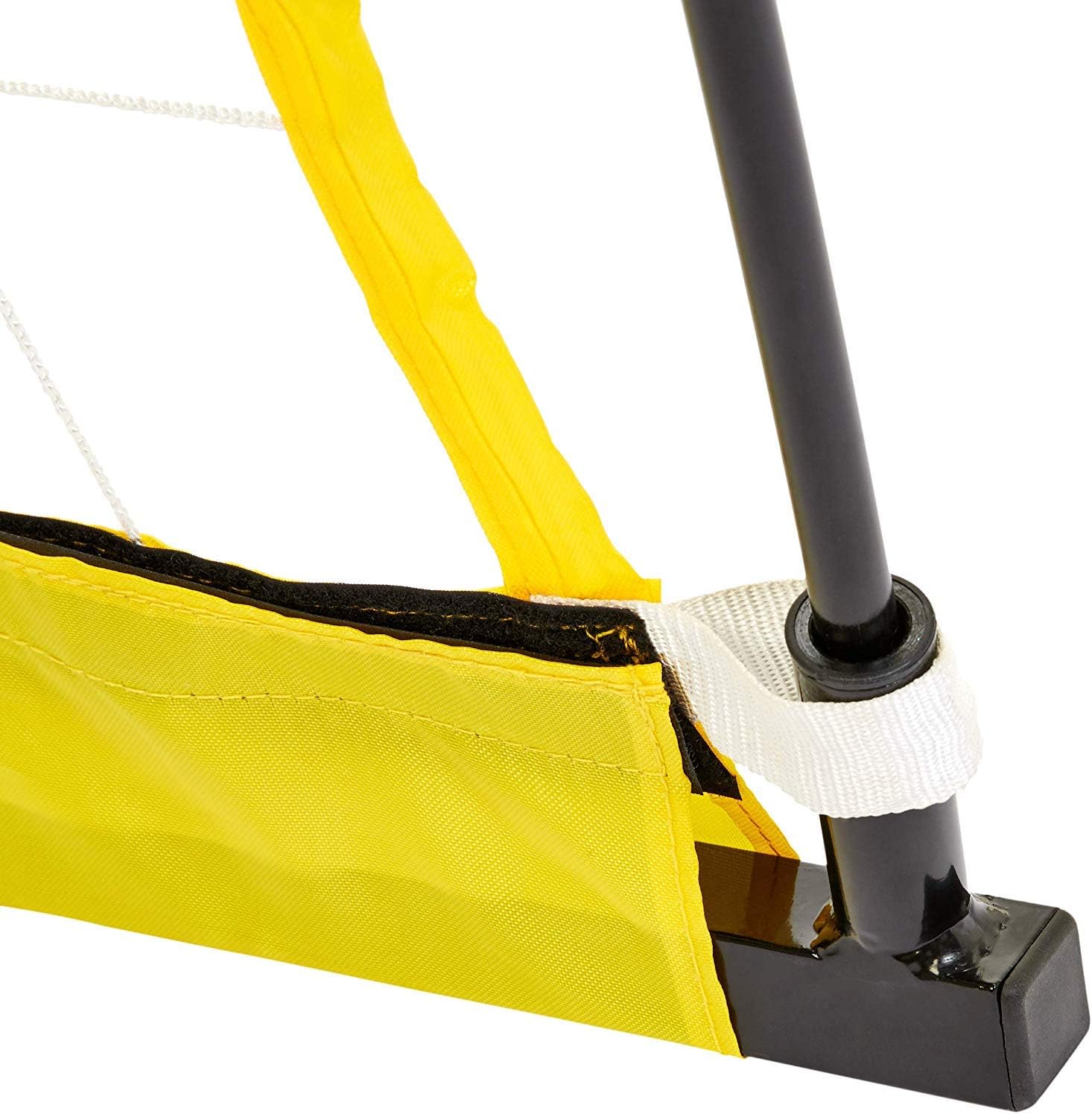 Basics Portable Easy-Up Soccer Goal - 12 x 6 Feet, Yellow : Sports & Outdoors
