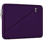Laptop Case 15.6 inch, Traveling Carrying Computer Bag with Zippered Pocket, Shockproof Protective Laptop Sleeve Compatible for Apple Notebook, HP, Dell, Acer, Asus, Lenovo, Purple