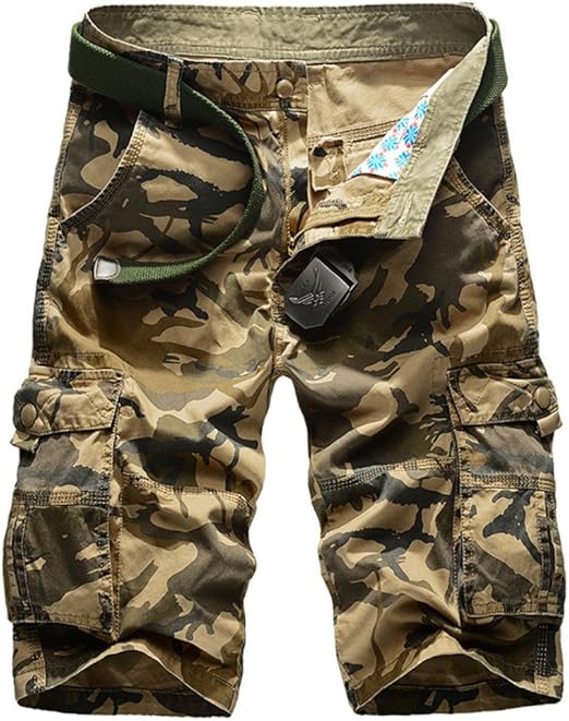 Amazon Wslcn メンズ ワークパンツ ハーフ パンツ 迷彩 ミリタリー 春夏 大きいサイズ 綿 カジュアル 半パン 半ズボン 多いポケット ゆったり ヒップホップ カモフラ柄 ストリート トラベル 大きいサイズ ２色 ショートパンツ 通販