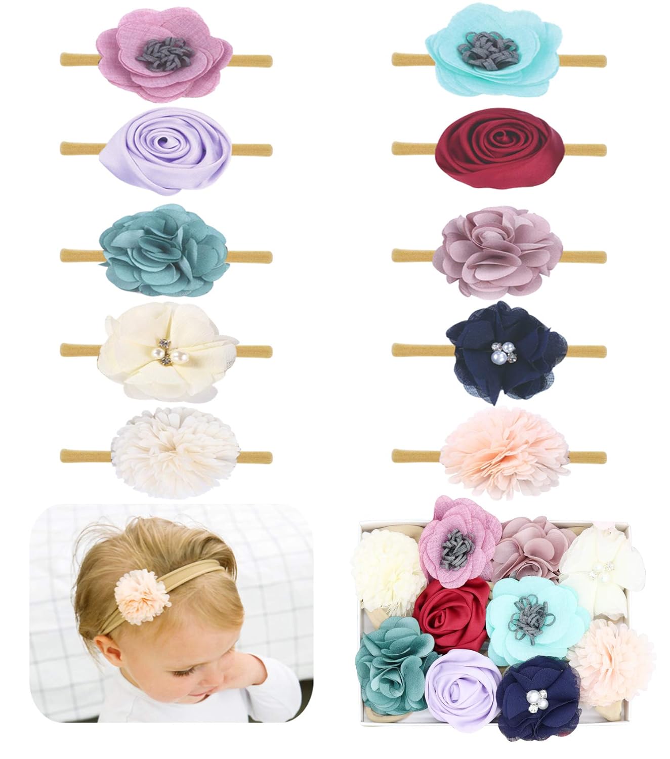 fancy hair clips for baby girl