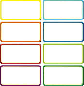Amazon.com : 40 Pieces Magnetic Dry Erase Labels Name Plate Tags Flexible Magnetic Label ...