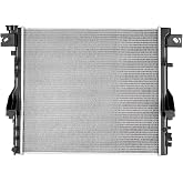 SPELAB CU2957 Radiator Replacement - Fits 2007 2008 2009 2010 2011 2012 2013 2014 2015 2016 2017 Compatible with Jeep Wrangler, 2018 Wrangler JK - 3.6L, 3.8L V6 - Compatible with 4WD, RWD