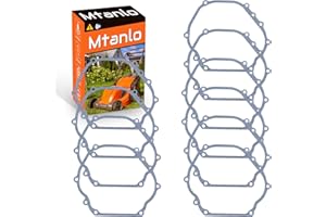 Mtanlo 10Pcs for Honda GX390 13HP GX340 11HP Crankcase Cover Sump Gasket 11381ZE3801, 10Pcs Crankcase Gasket.