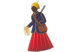 St. Nicolas- Harriet Tubman - Embroidered Christmas Ornament - Zari