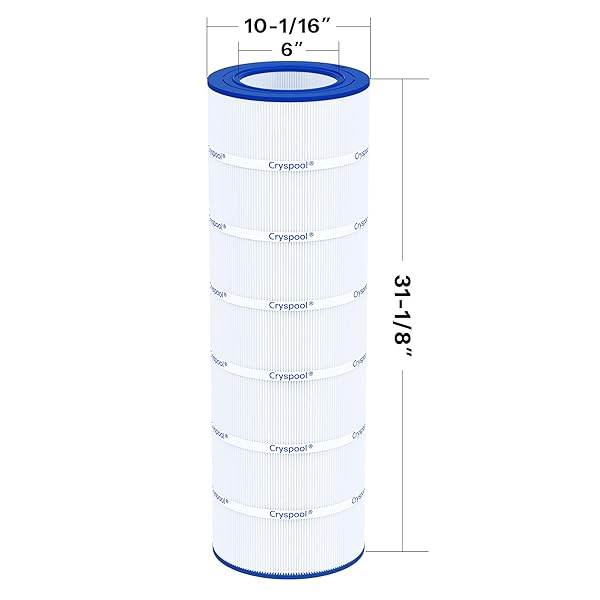 CRYSPOOL® 09032 COMPATIBLE WITH CLEAN & CLEAR 200, CC200, PAP200, R173217, C-9419, FC-0688, 59054400, ALADDIN 29902, 200 SQ. FT POOL FILTER CARTRIDGE, 1 PACK