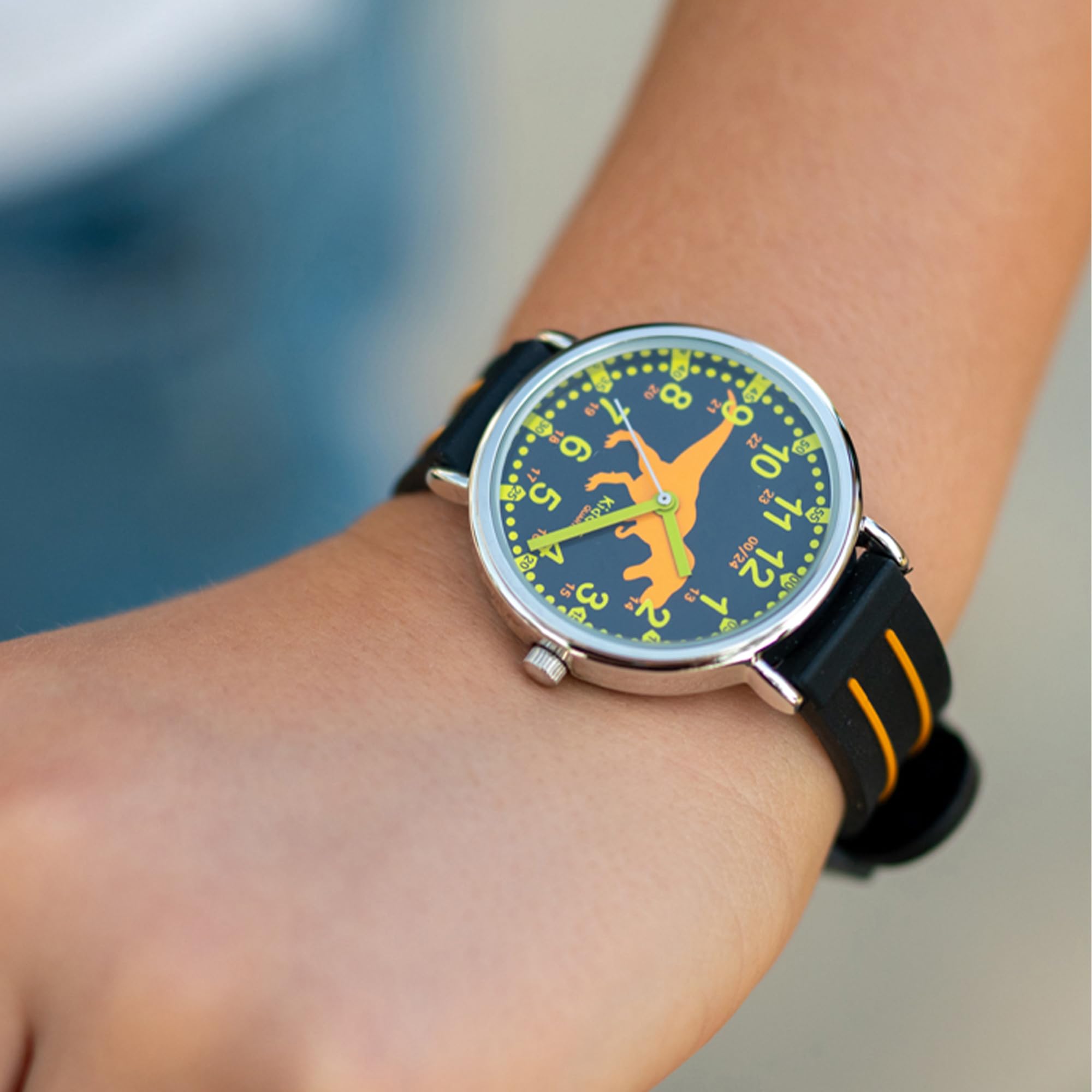 Kiddus Watches Boy and Girl Kids Ages 6-12 Analog Time Teacher with Exercises. Japanese Quartz Movement. Easy to Read and Learn Time. Girls Watches Ages 5-10
