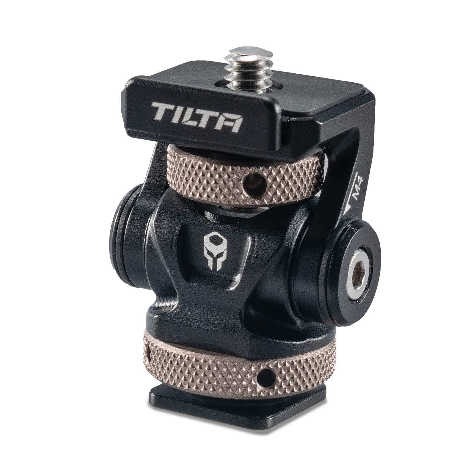 Tilta Adjustable Cold Shoe Accessory Mounting Bracket Monitor Holder Mount with 1/4”Screw Video Shooting Photography Accessories - Black TA-AMB-B