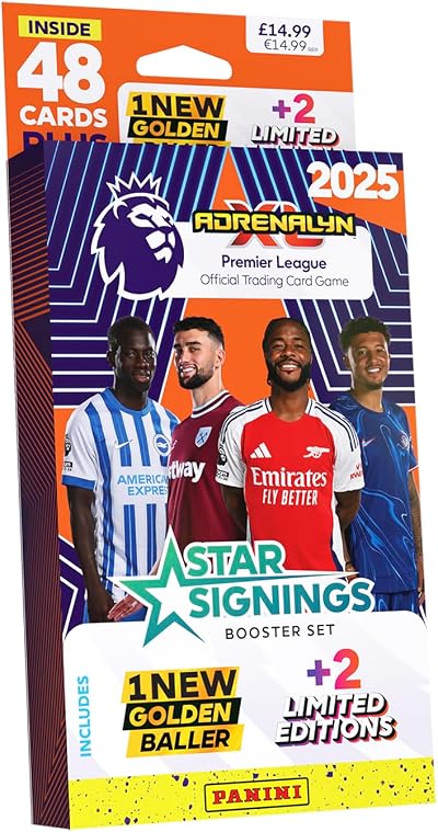 Panini Premier League 2024-25 Adrenalyn XL Star Signings Trading Cards