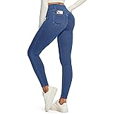 IUGA Butt Lifting Jeans for Women Trendy High Waisted Stretchy Women Jeans Skinny Jeggings Tummy Control with Pockets