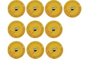 ZGAGFZ Anti Metal NFC Tag 215,10 mm Programmable RFID Stickers, NFC Tags Sticker on-Metal Round Waterproof Flexible FPC NFC Labels for Phones, Wearables, Automation（10PCS）