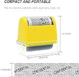 Lindastas Identity Theft Protection Stamp Wide Roller Blue 1.5-Inch view 6