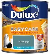 Dulux Easycare Washable Tough Matt Emulsion Paint Teal Voyage 2.5L view 2