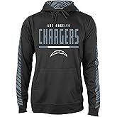 Zubaz NFL Men's Fleece Hoodie with Zebra Tonal Sleeve Panel (Small - 5X-Large)