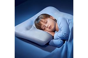 SUNSHE Toddle Pillow for Sleeping,Children's Growth Pillow, Adjustable Kids Pillow,Travel Pillows,Mini Pillow,Nursery Pillow,Toddler Bed Pillow for Ages 1-18 (6-10Y)