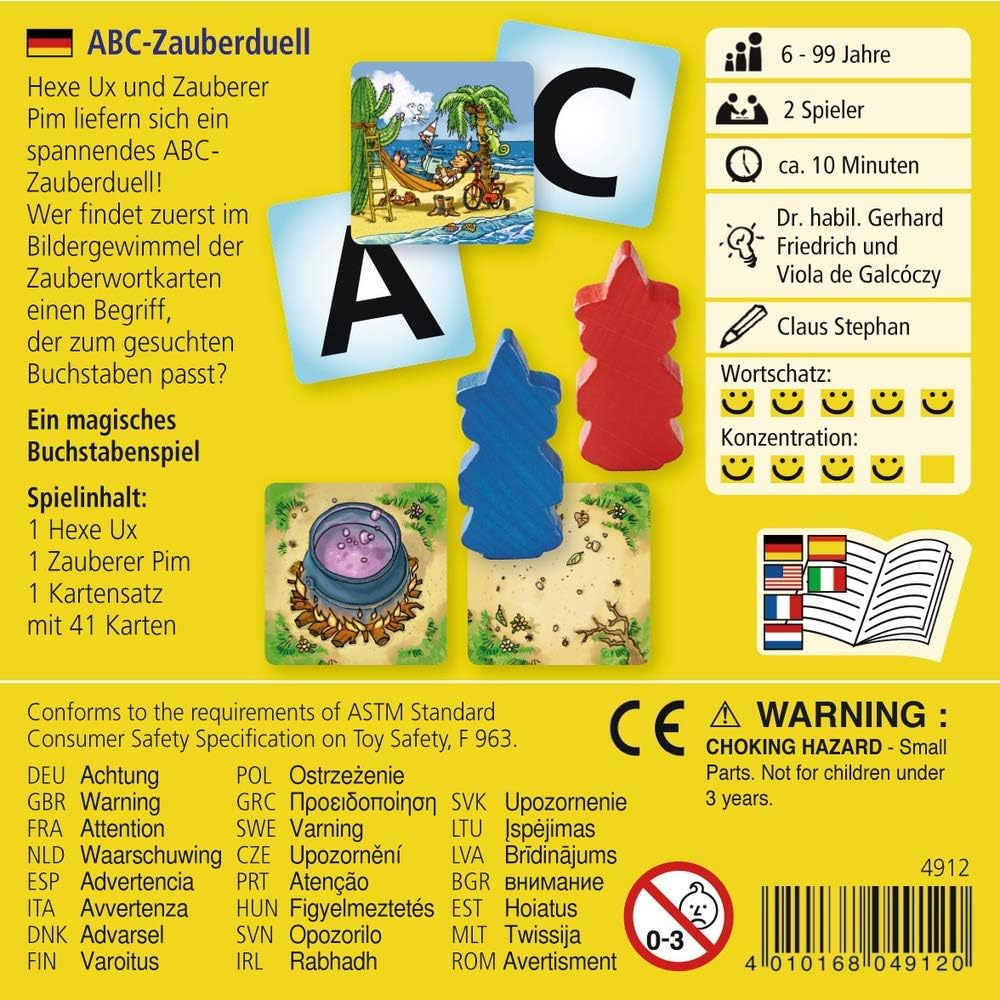 HABA Magic Abc Duel Ltter Game, Multi-coloured - Image 4