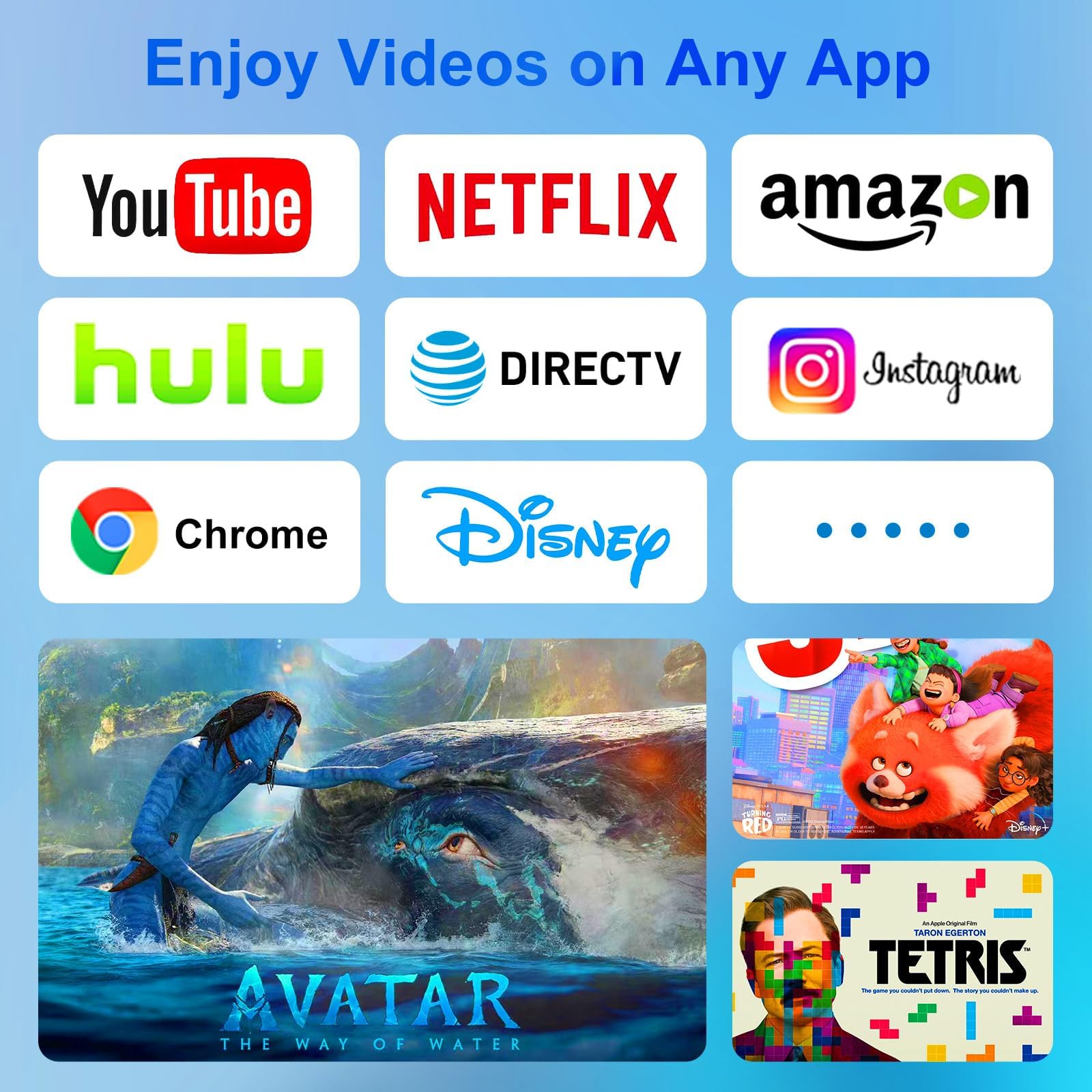 LXJADAP Wireless HDMI Transmitter and Receiver, 4K Decode 1080P@60Hz Ultra HD Video Output Wireless HDMI, 2.4G/5.8G Plug&Play for Streaming Video and Audio to Monitor from PC/Projector/Laptop/TV Box