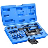 Thsakzo 15Pcs Motorcycle Chain Breaker Rivet Tool Kit, Fits 25-630 Chains | Chain Link Removal Tool for Dirt Bike, Bicycle, ATV | Blue
