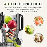 AMZCHEF Automatic Cold Press Juicer 250W 145mm Opening 2L Capacity Black view 4