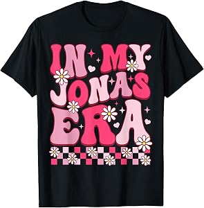 in My Jonas Era Funny Jonas Heart for Men Women Kids T-Shirt