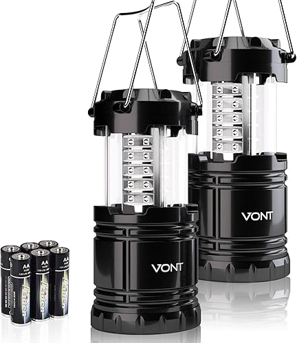 Vont 2 Pack LED Camping Lantern