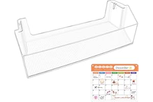 TOMATO MAN Upgraded W11239961 W10900538 Refrigerator Door Shelf Bin Replacement Compatible with Whirlpool Refrigerator Door Shelf Parts WRS321SDHW01 WRS315SDHM05 WRS311SDH WRS321SDH WRS325SDH Door Shelves