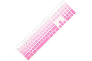 Allinside Ombre Pink Cover for Apple iMac Magic Keyboard with Numeric Keypad MQ052LL/A A1843 US Layout