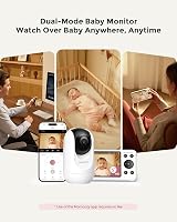 momcozy BM04 Dual-Mode Smart Baby Monitor 5 inch 1080P Screen & Camera view 2