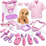 MELAND Doctors Set for Kids 24pc Vet Doctor Kit with Dress Up Costume view 1