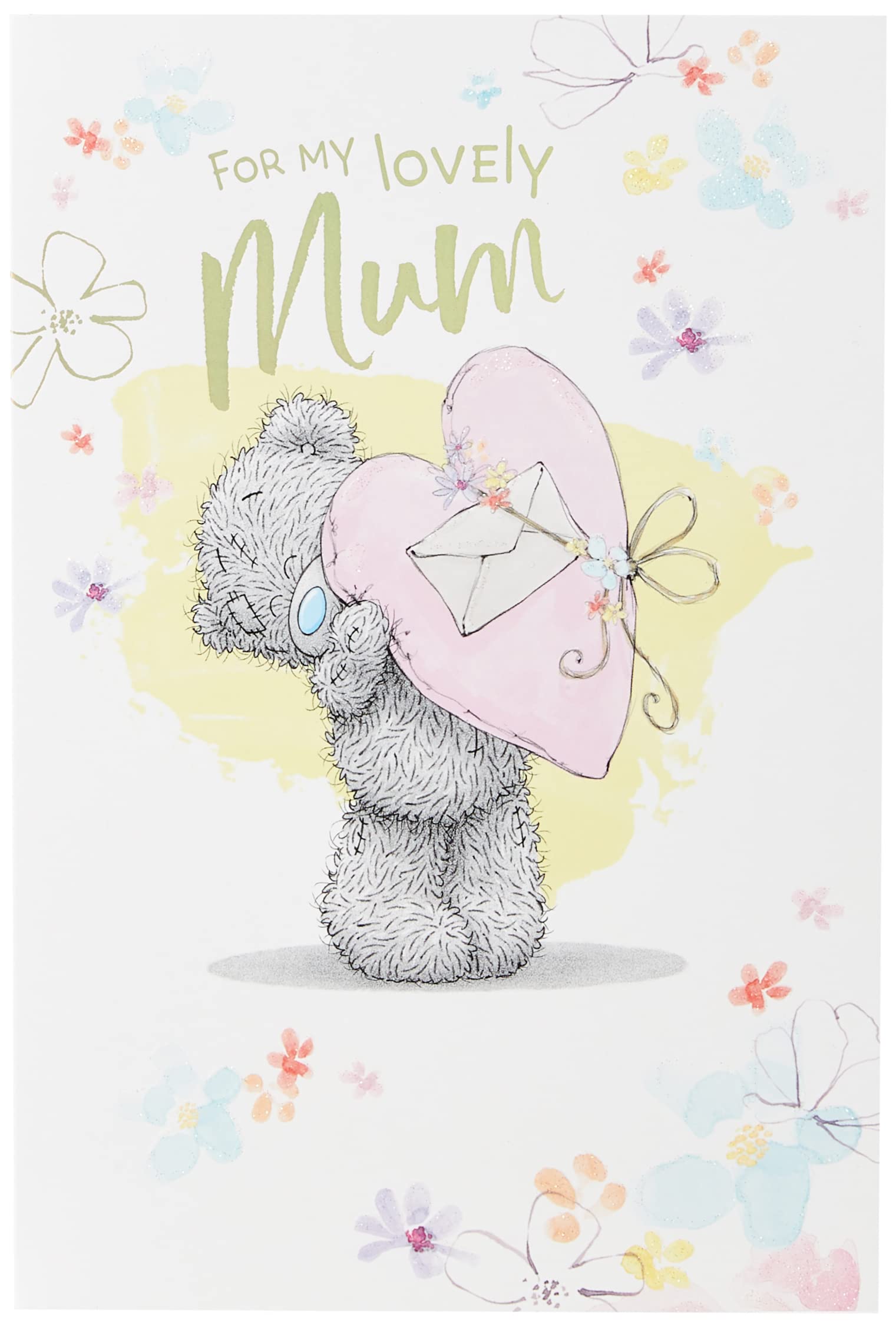 Me To You Mum Birthday Tatty Teddy Bear Birthday Card, White, 153mm x 230mm / 6 inch x 9 inch., ASM01170