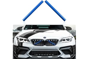 HENGYUESHANG 2PCS Grille Inserts Stripes Trim Compatible with BMW F20 F21 F22 F23 F44 F45 F46 F30 F31 F34 F32 F33 F36 G30 G38 G32 G11 G12 F25 G01 F26 G02 G05 Car Accessories (Blue, A)