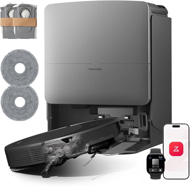 Saros 20 Set Saugroboter mit Wischfunktion&angebbarem Wischmopp