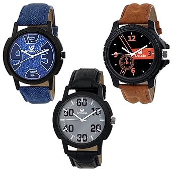 AR-111761 Combo of 3 Modish Analog Watches-for Men