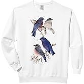 Patience Bluebird of Happiness Blue Bird Eastern Bluebird Comfort Colors Adult Sweatshirt
