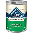 Blue Buffalo Homestyle Recipe Adult Wet Dog Food, Made with Natural Ingredients, Lamb Dinner With Garden Vegetables, 12.5-oz Can (Pack of 12)