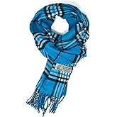 Glory Max Unisex Classic Tartan Plaid Winter Scarf Soft Cashmere Feel 72"x12"
