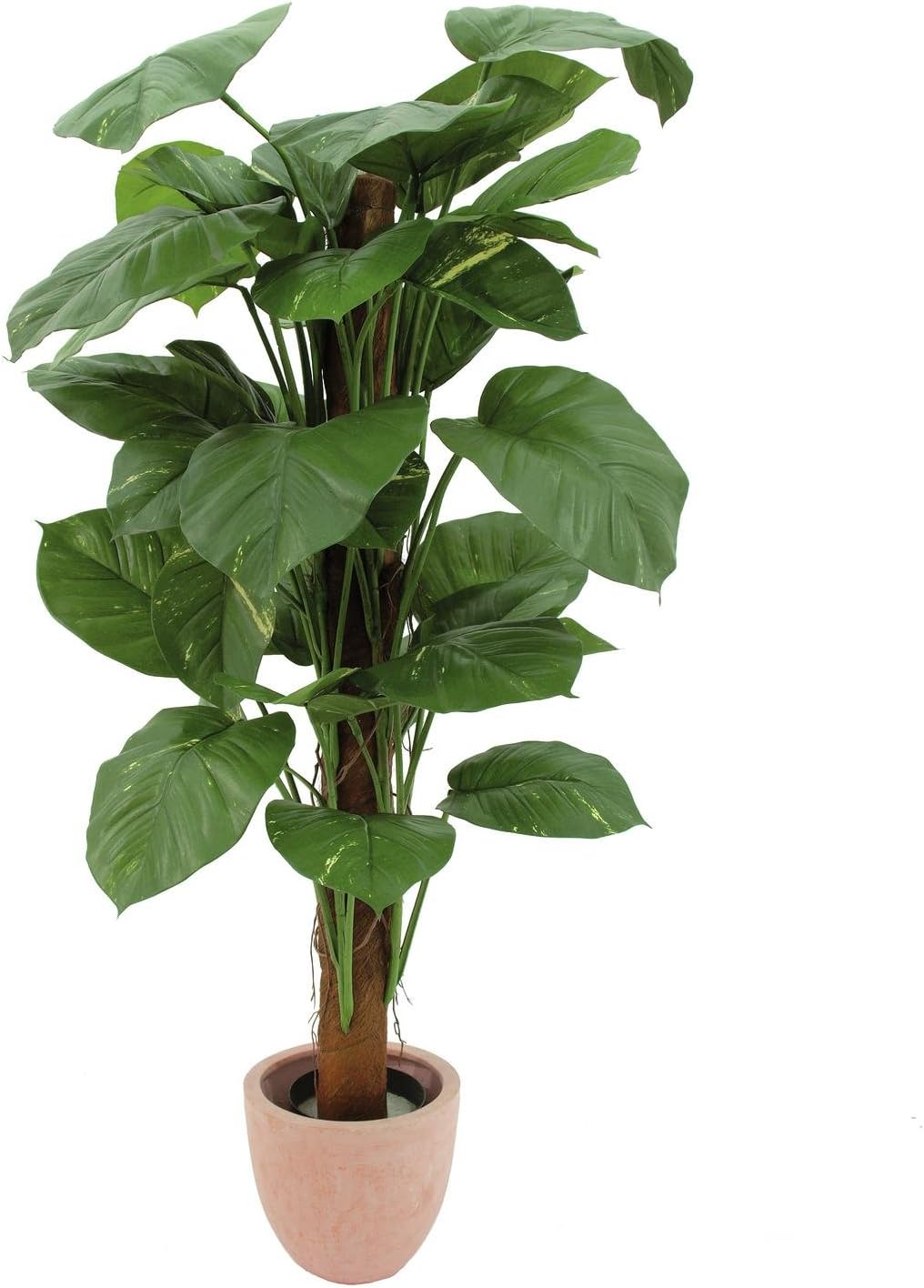 Set Of 2 X Artificial Giant Pothos Bush 45 Leaves