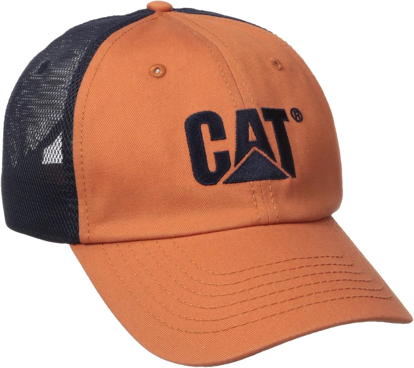 Caterpillar Men's Trademark Mesh Cap, Adobe Orange, One Size at Amazon
