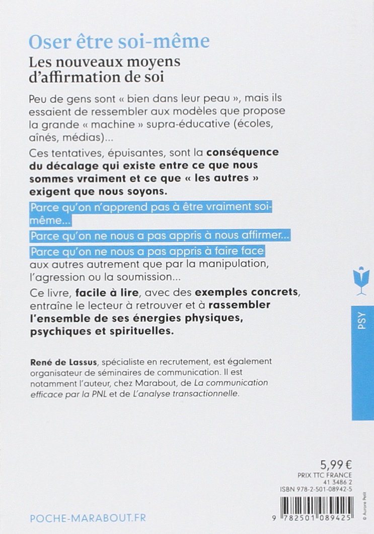 Gratuit Images Oser Etre Soi Meme Psychologie 9782501089425 Amazon Com Books dernière salutations