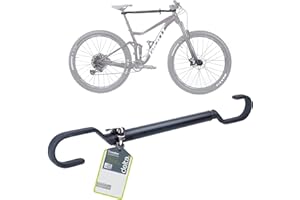 DELTA CYCLE & HOME Bicycle Crossbar Adaptor by Delta Cycle, Bike Bar Adapter for Bike Rack - Quick Release Clamps Instantly Adjusts to Fit Cruiser Bikes, MTBs - Max 32.25" Min 23" Telescoping Bike Rack Adapter Bar