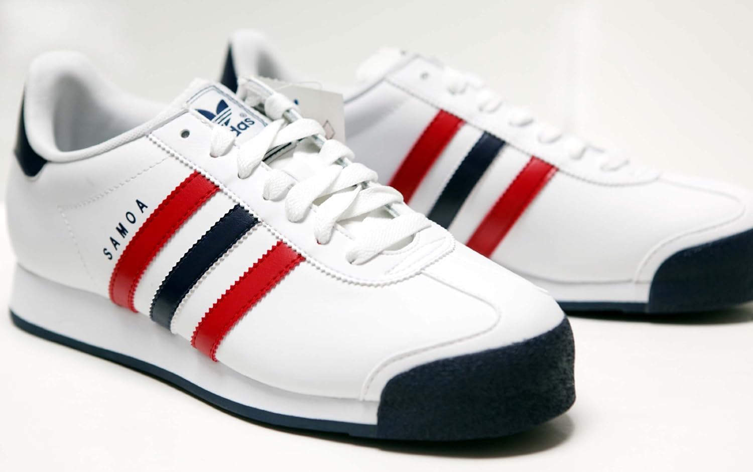 adidas samoa white and red