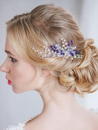 Amazon Com Fxmimior Bridal Wedding Vintage Crystal Rhinestone