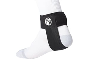 Pro-Tec Athletics Achilles Tendon Support, Tendinitis Relief, Compression Pad, Stabilization, Adjustable Strap & Heel Lift