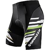 sponeed Bicycle Shorts for Men Cycle Tights Pants Padded Short