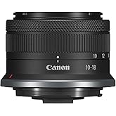Canon RF-S10-18mm F4.5-6.3 is STM Ultra-Wide-Angle Zoom Lens, Mirrorless, 4.0 Stops of Shake Reduction, Great for Vlogging & 