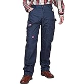 BOCOMAL FR Pants Cargo Pockets Lightweight 100% C Rip Stop Water Repellent Finish Flame Resistant Jeans Regular Fit